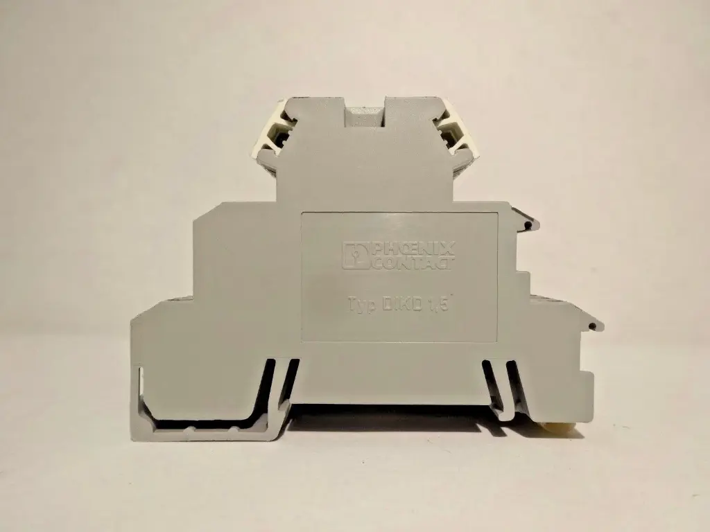  PHOENIX CONTACT TYP DIKD 1,5 TERMINAL BLOCK, 250V-300V, 15A WITH 2PCS TYP UK-SI-SKU 000 179-180C 