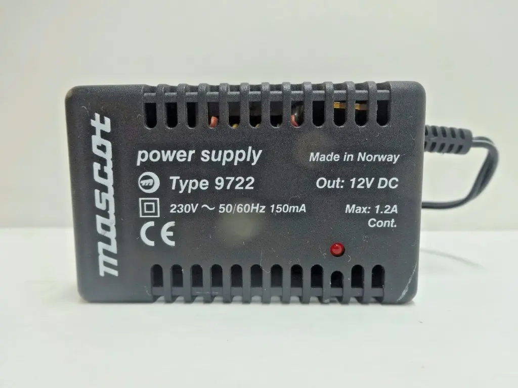  MASCOT 9722 POWER SUPPLY KIT WITH BASE, 12VDC, MAX 1.2A-SKU 000 149C 