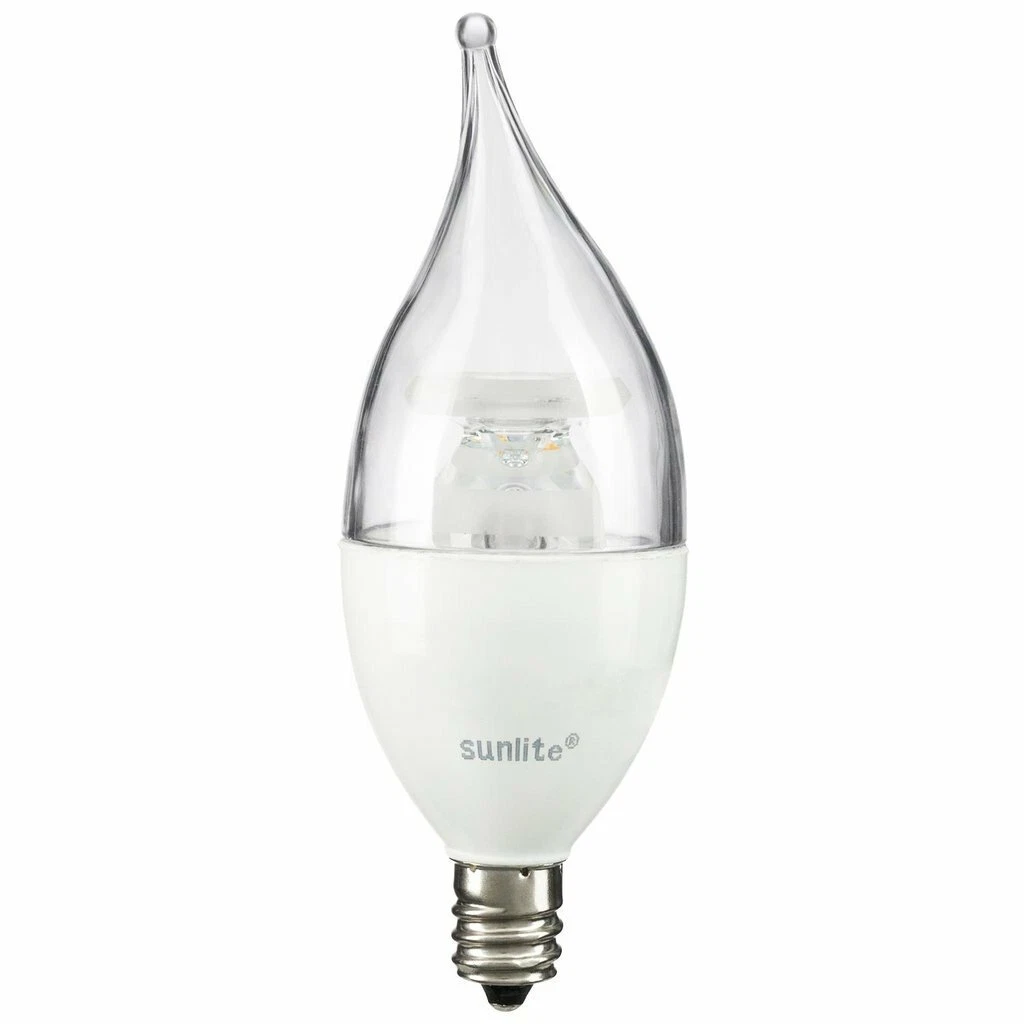 6 PACK SUNLITE #80772 5W LED FLAME TIP CHANDELIER SKU AO 100 318