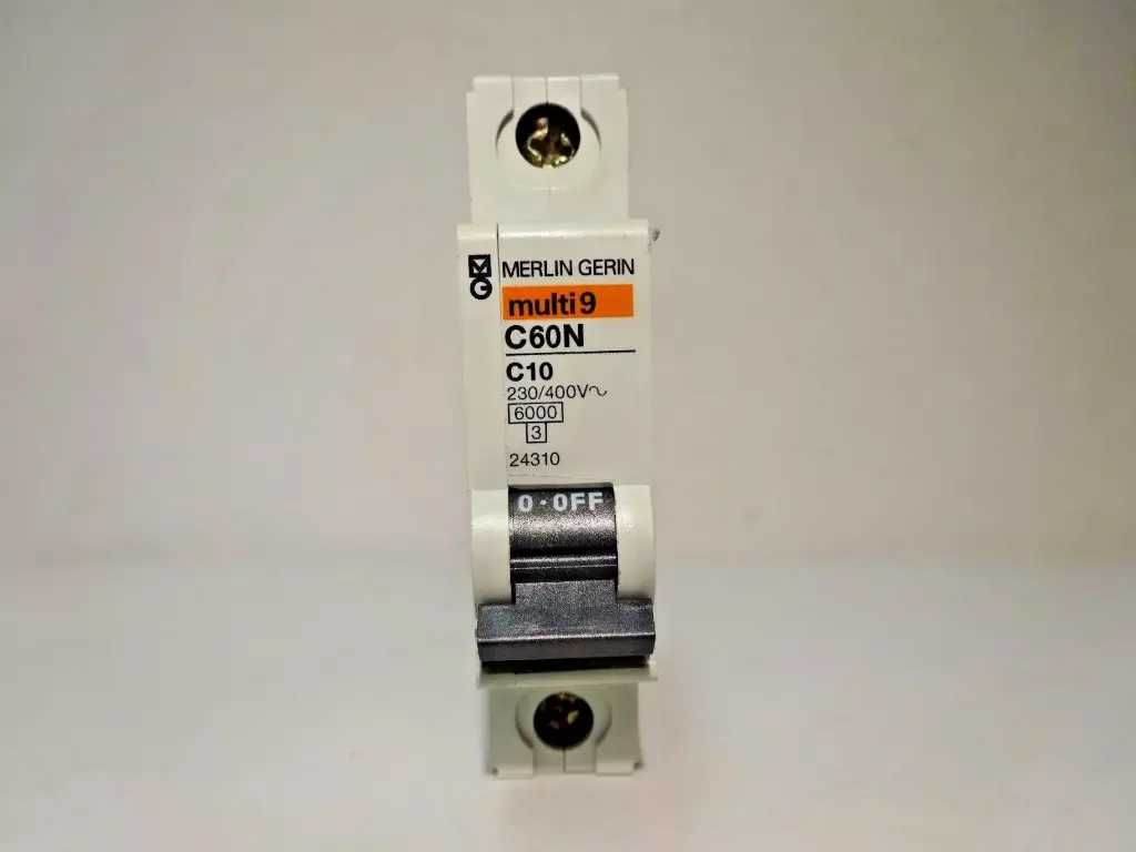 Share MERLIN GERIN MULTI9 C60N C10 #24310, CIRCUIT BREAKER 230/400V-SKU 000 161C