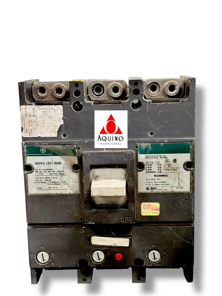 GE TJJ436400, 400 Amp, 600 Volt, 3 Pole, GREEN Circuit Breaker