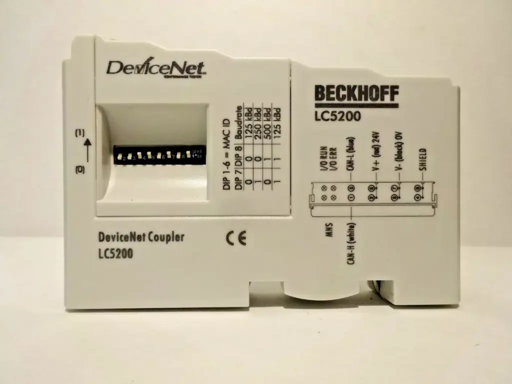 BECKHOFF LC5200 DeviceNet "Low Cost" Bus Coupler-SKU 000 172C