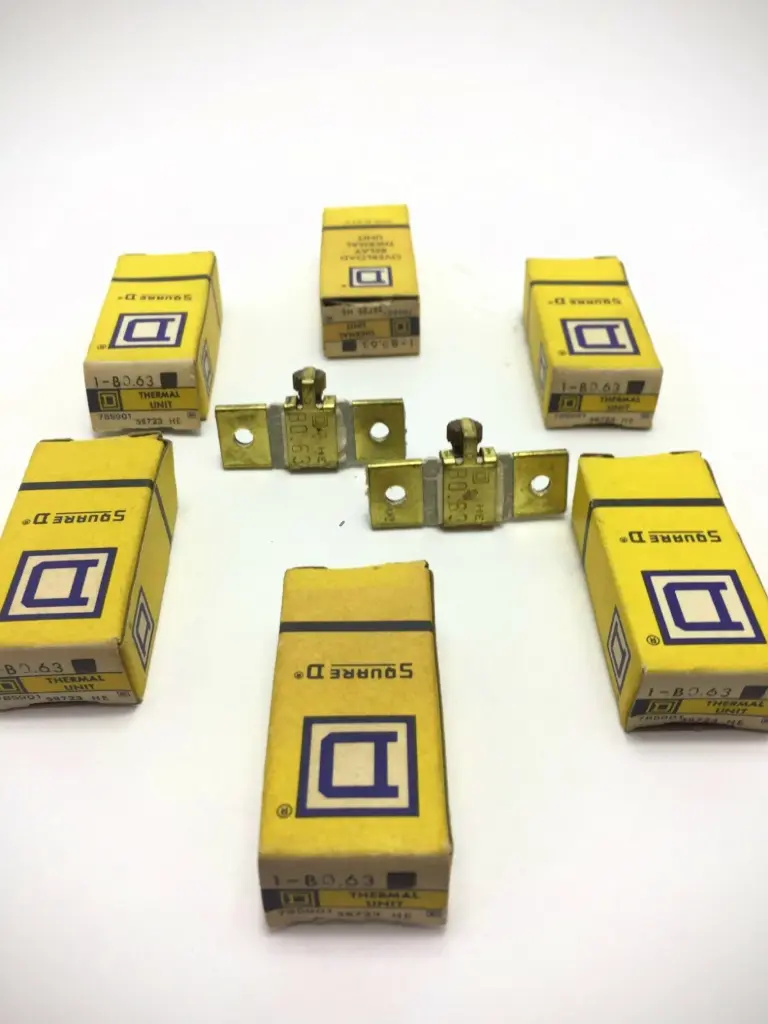 Square D B0.63 Overload Relay Thermal Unit (lot w/6)-SKU 100 030 