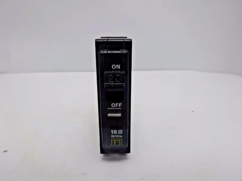 SQUARE D 20A, 1PH, CIRCUIT BREAKER (LOT OF 5)-SKU 200 072C 