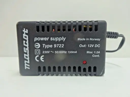  MASCOT 9722 POWER SUPPLY KIT WITH BASE, 12VDC, MAX 1.2A-SKU 000 149C 