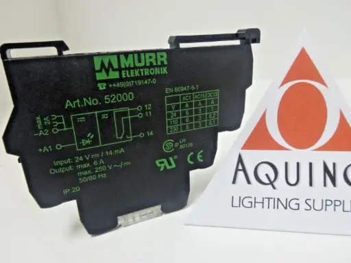 MURR ELEKTRONIK #52000 OUTPUT RELAY (LOT OF 2)-SKU 200 140-01VE