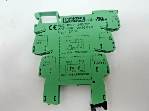 PHOENIX CONTACT PLC-BSC-24DC/21 (LOT OF 4)