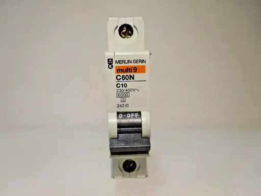 Share MERLIN GERIN MULTI9 C60N C10 #24310, CIRCUIT BREAKER 230/400V-SKU 000 161C