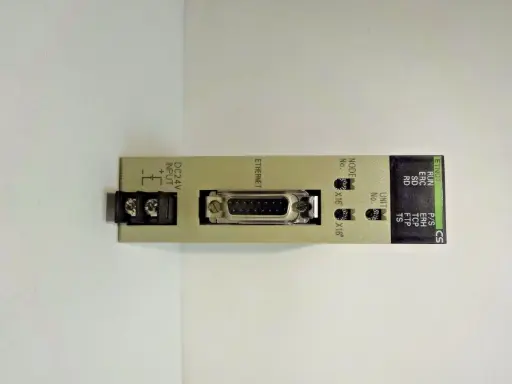 OMRON CS1W-ETN01 COMMUNICATION MODULE ETHERNET 24VDC, 400mA-SKU 000 143