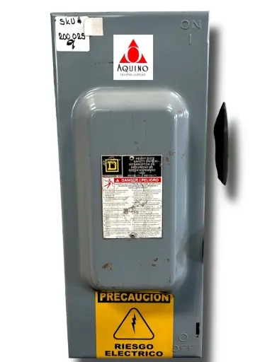 Square D Heavy Duty Safety Switch 100 600 VAC/600 VDC
