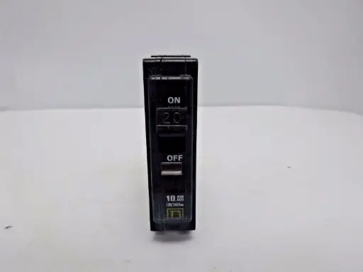 SQUARE D 20A, 1PH, CIRCUIT BREAKER (LOT OF 5)-SKU 200 072C 