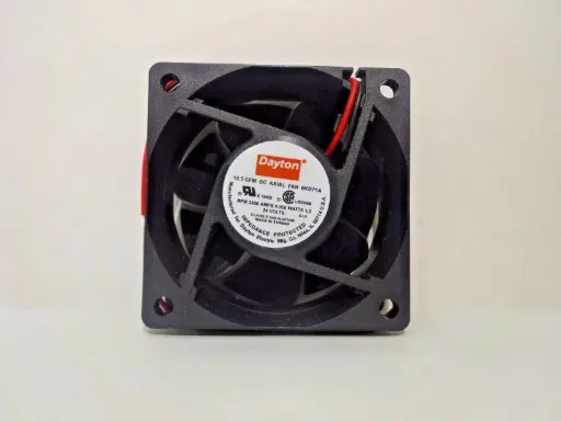 DAYTON 6KD71A, 19.3 CFM, DC AXIAL FAN, 24V, 3800 RPM, 0.056A, 1.3W-SKU 000 124 